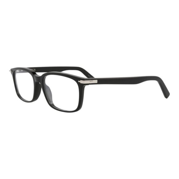 Dior Mens Square/Rectangle Black Black Transparent Fashion Designer Eyewear - Picture 1 of 4